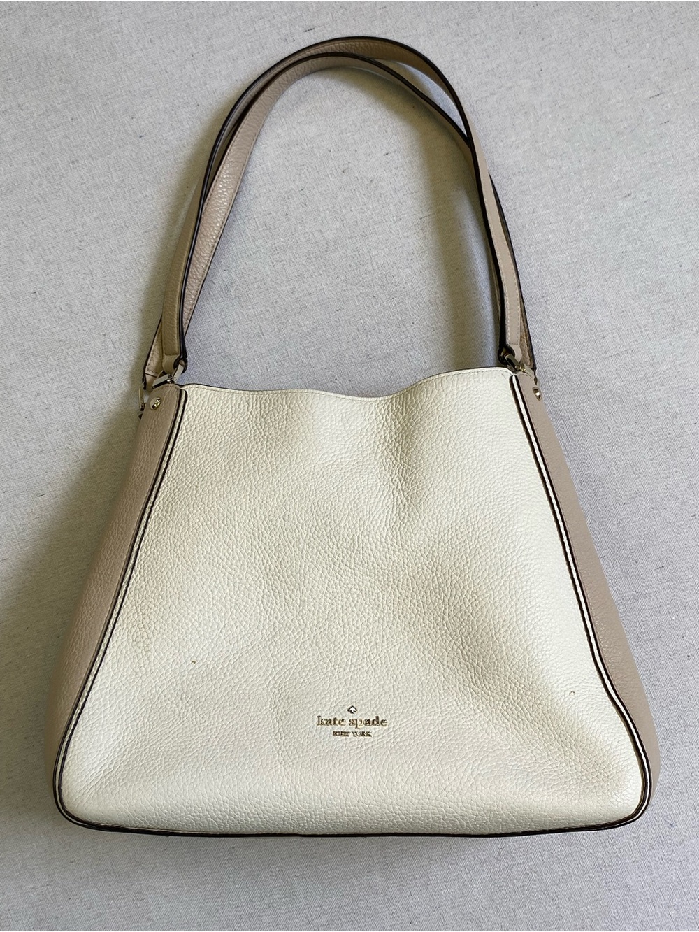 Kate Spade Leila Medium Pebbled Leather Shoulder Bag - Picture 2 of 16